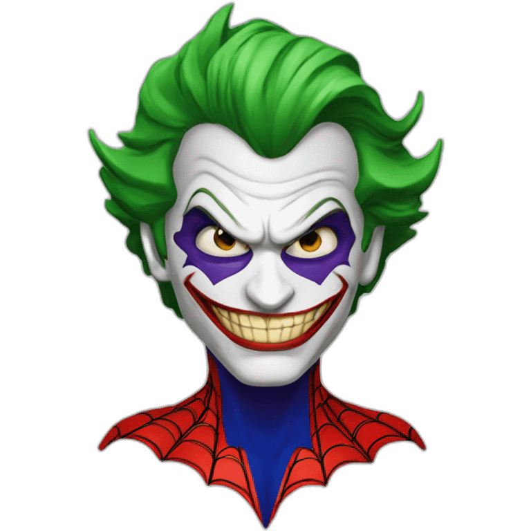 Spiderman joker emoji