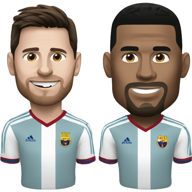 Messi and Ronaldo  emoji