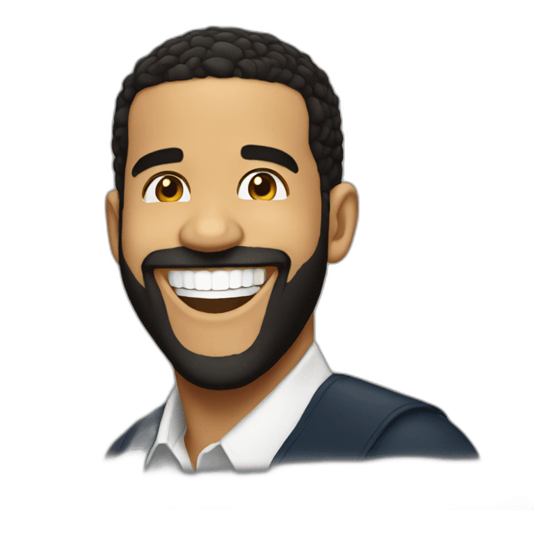 Drake laughing emoji