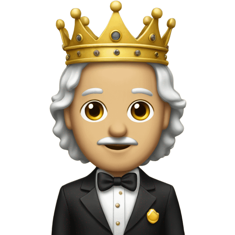 King wearing a tuxedo  emoji