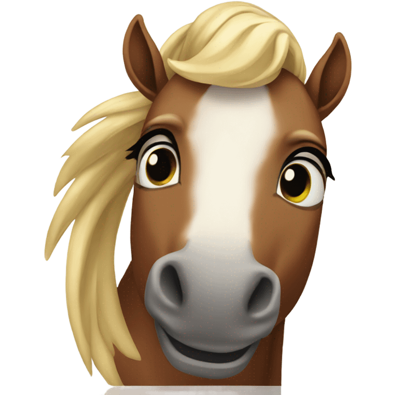 Horse birthday emoji