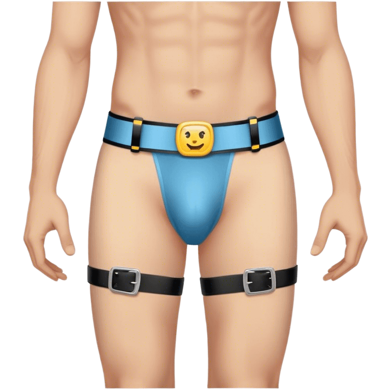 garter belt on a men emoji