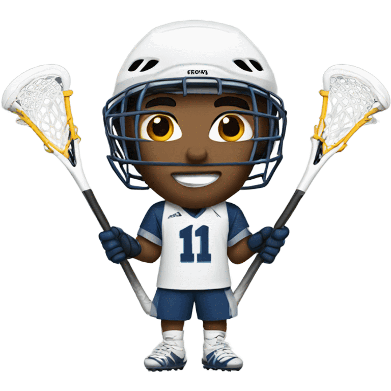 Lacrosse player emoji