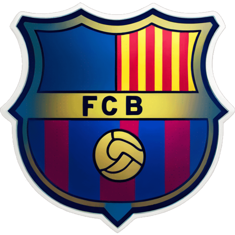 Fc Barcelona logo emoji