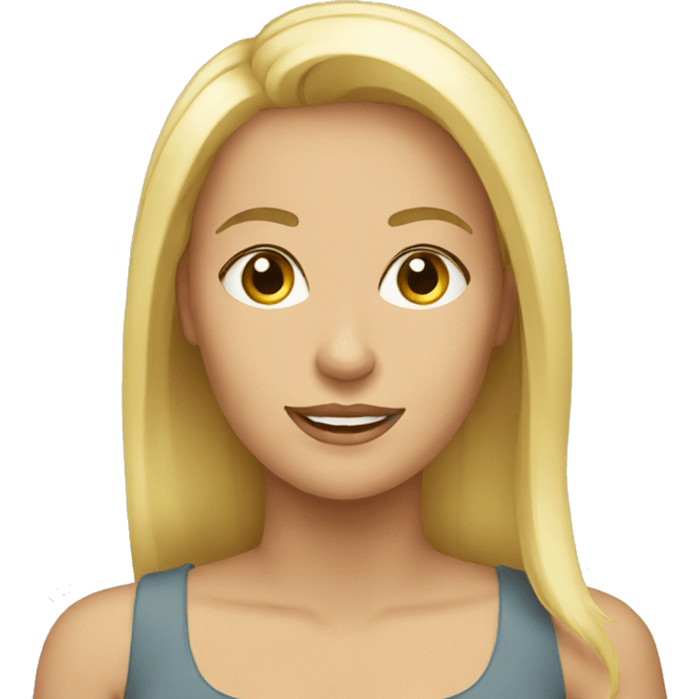 Femme âgée blonde  emoji