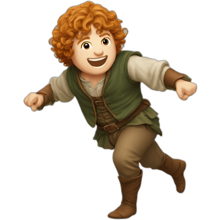 samwise gamgee shaking gluteus maximus dance emoji