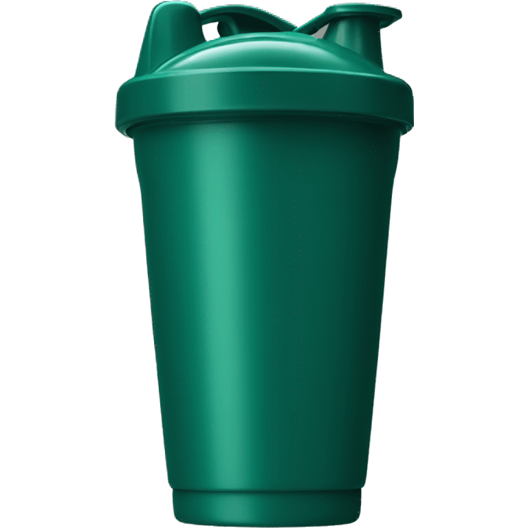 Dark green protein shaker cup emoji