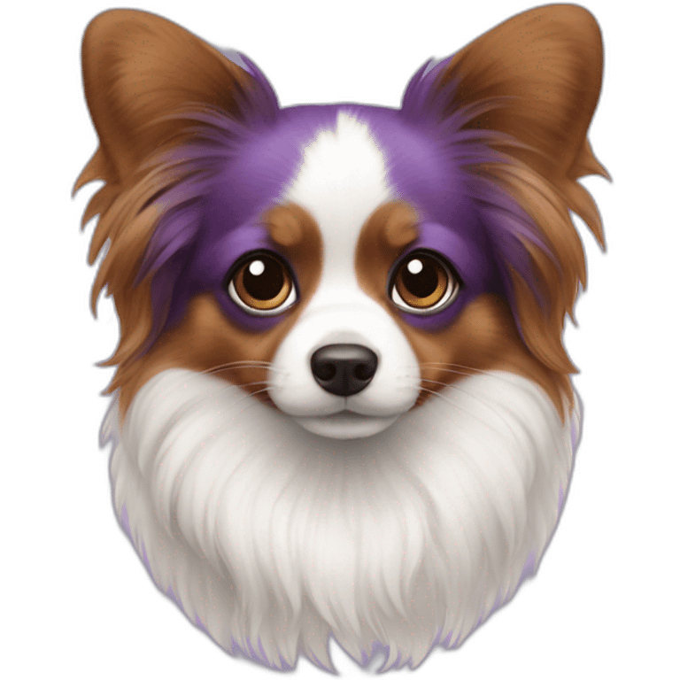 Papillon violet emoji