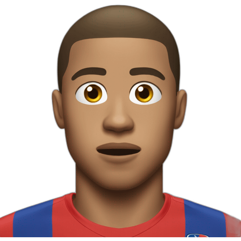 Mbappe scared emoji