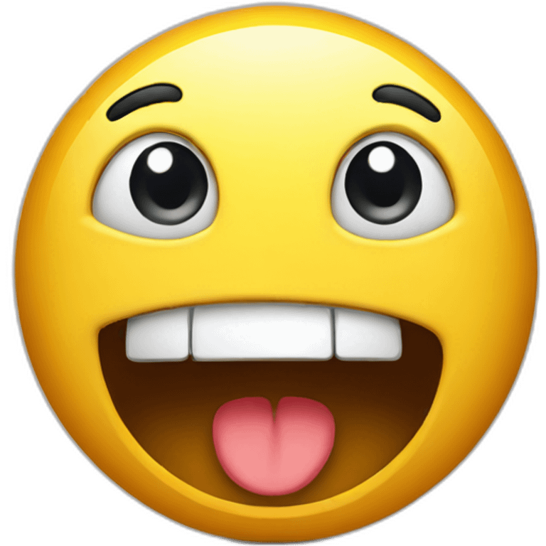 surprised face classic smiley emoji