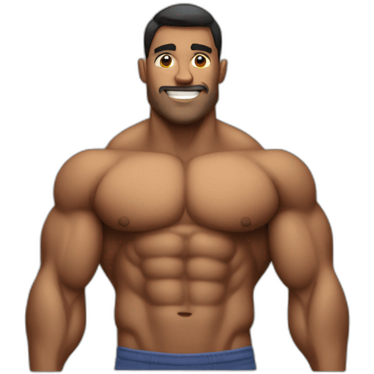 body builder emoji