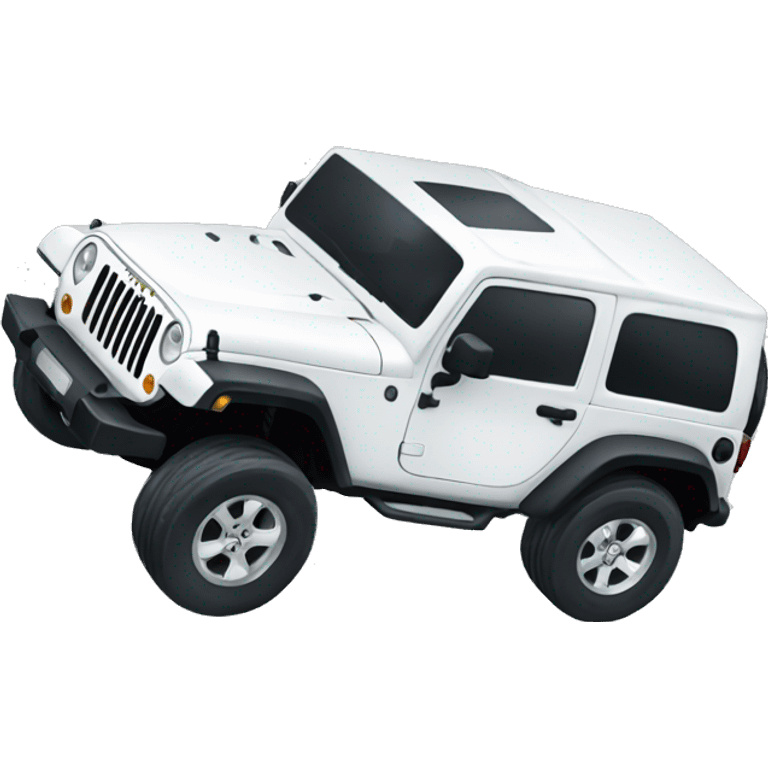 a white jeep  emoji