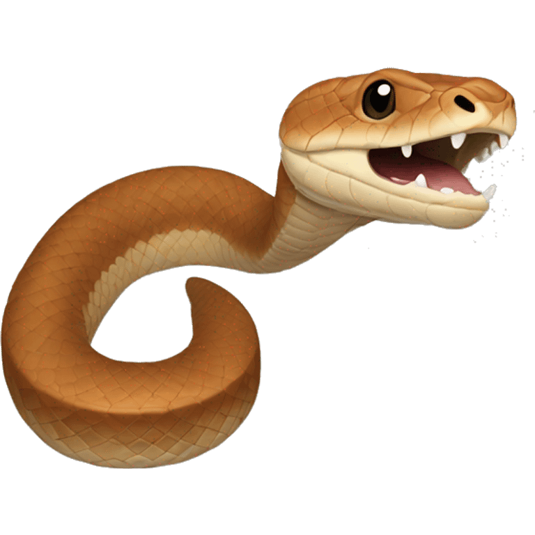 Copperhead snake  emoji