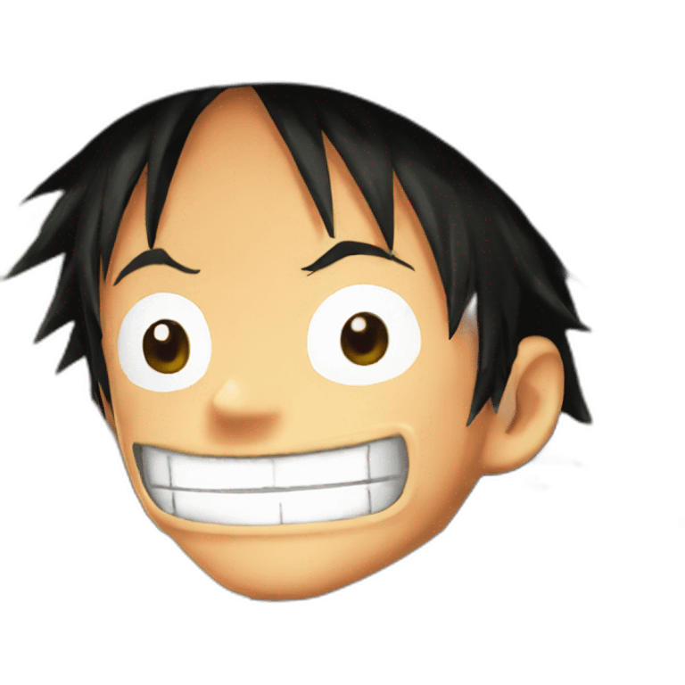 Luffy one piece emoji