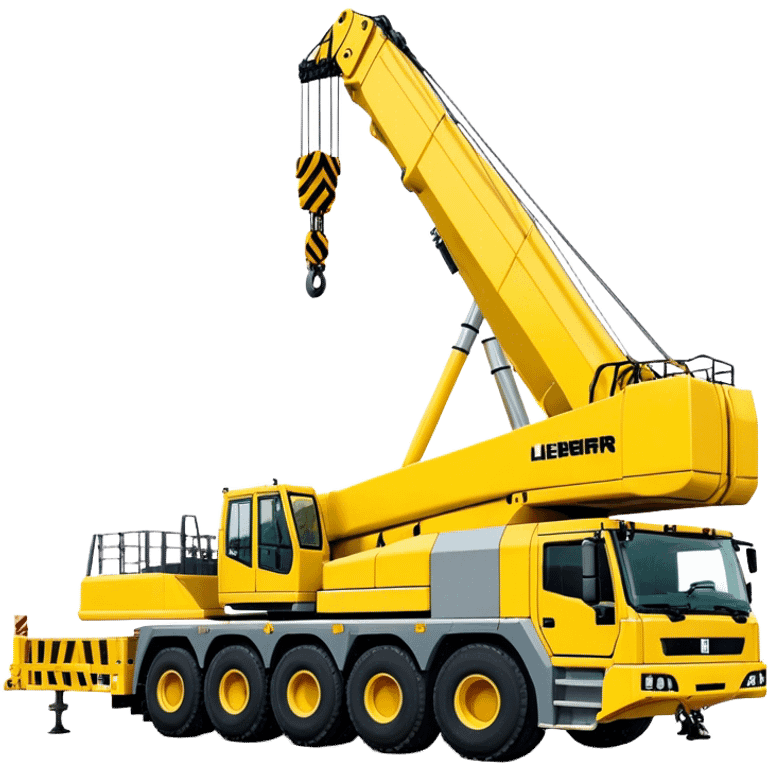 Crane - Liebherr LTM 1200-5.1 (Model Year: 2022) (Iconic colour: Yellow) emoji