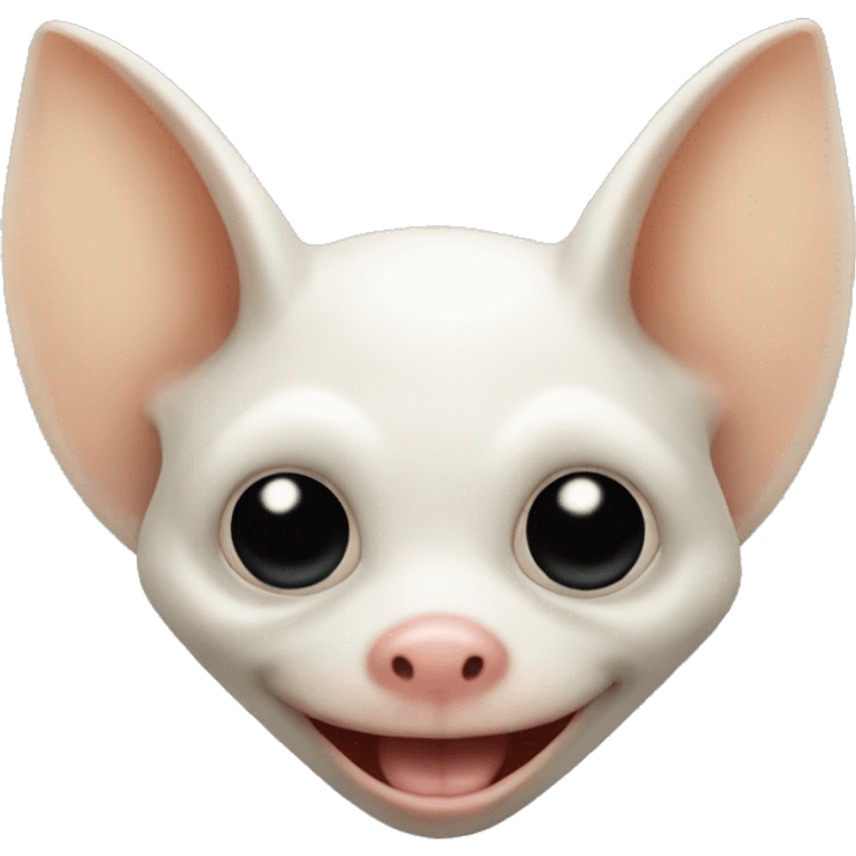 Albino bat  emoji