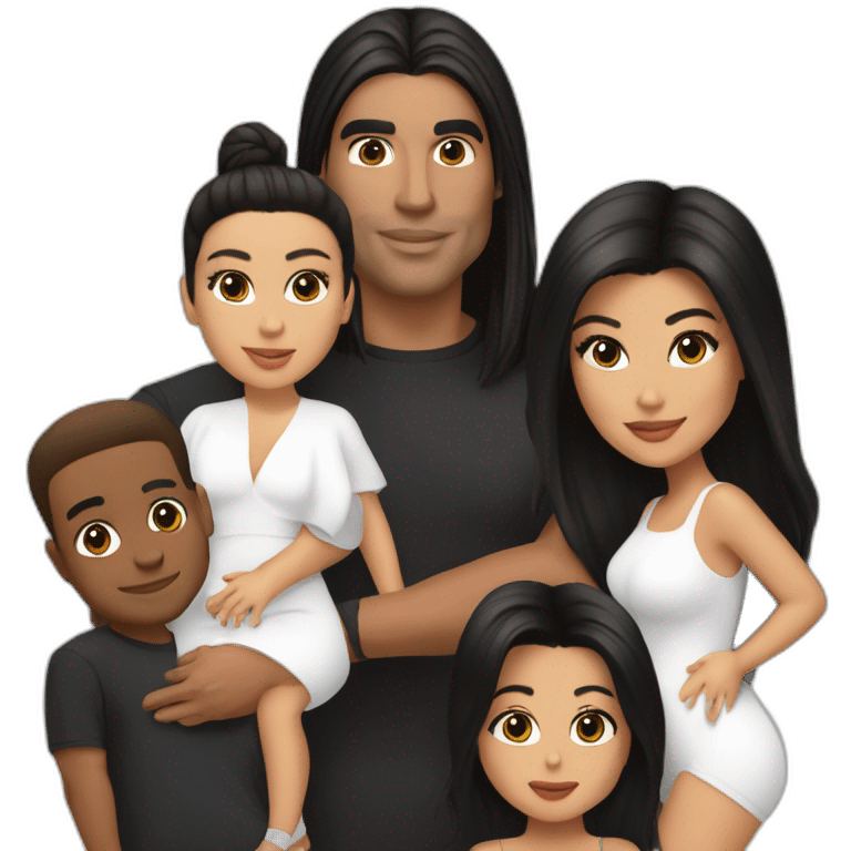 Famille Kardashian et Jenner emoji