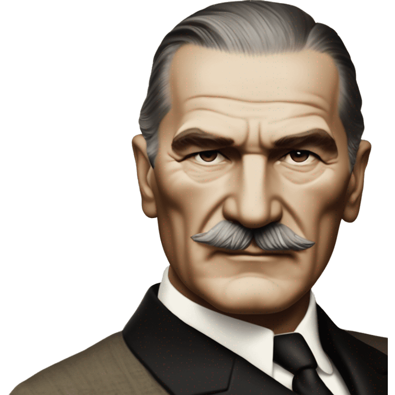 MUSTAFA KEMAL ATATÜRK TÜRKİYE DEVLETİNİN KURUCUSU.Gerçekçi Atatürk çiz. emoji