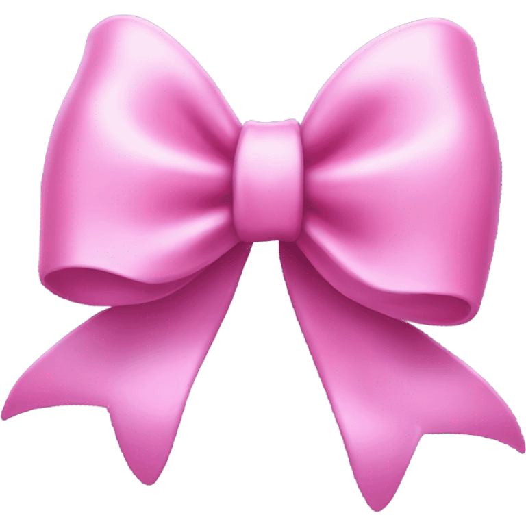 Pink bow emoji