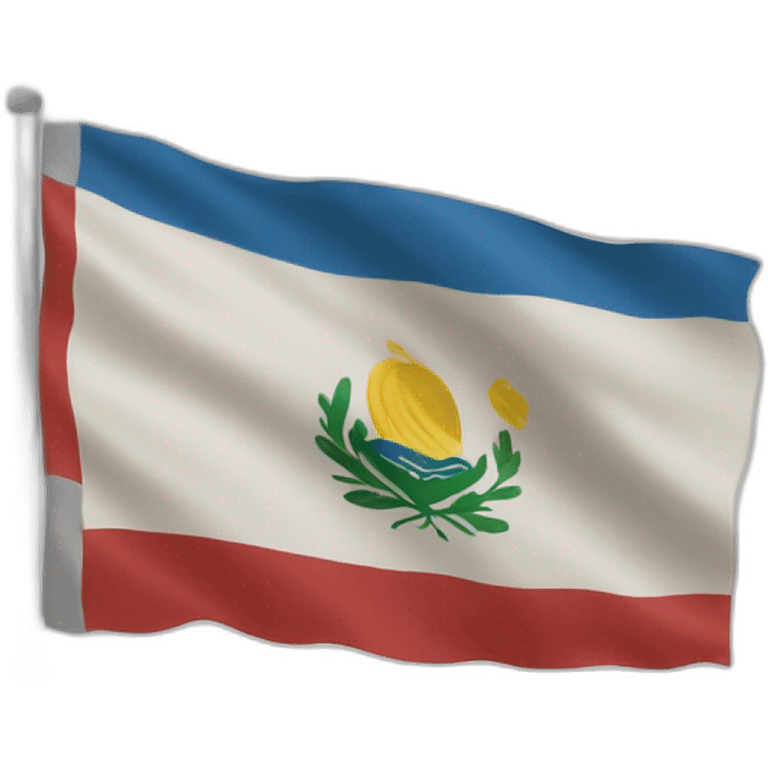 levantar bandera emoji