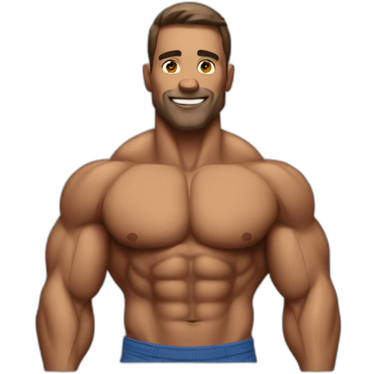 Man Bodybuilder emoji