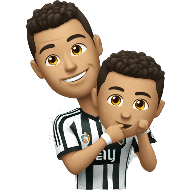 Ronaldo playing for ronaldo emoji