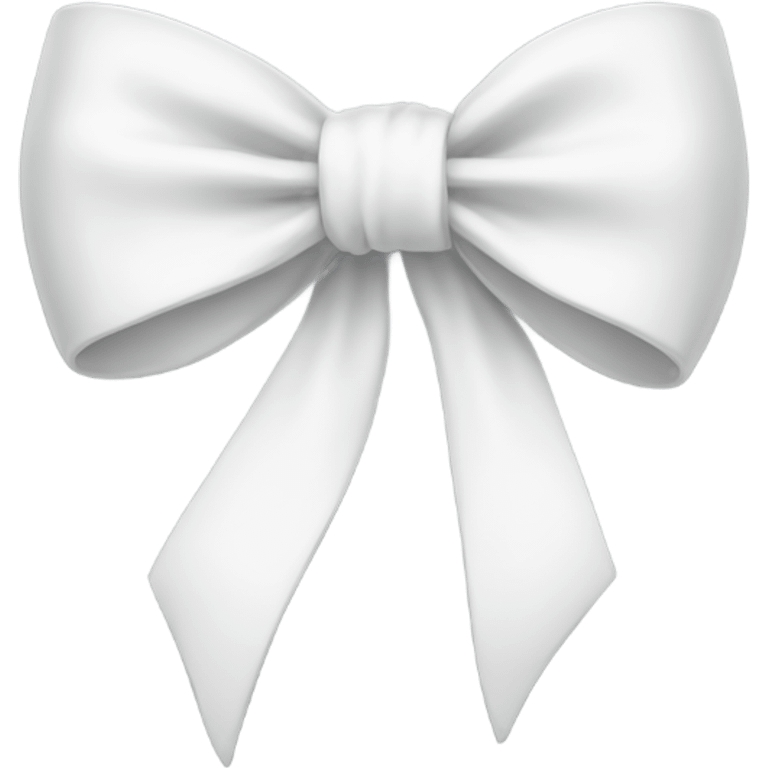 white bow emoji