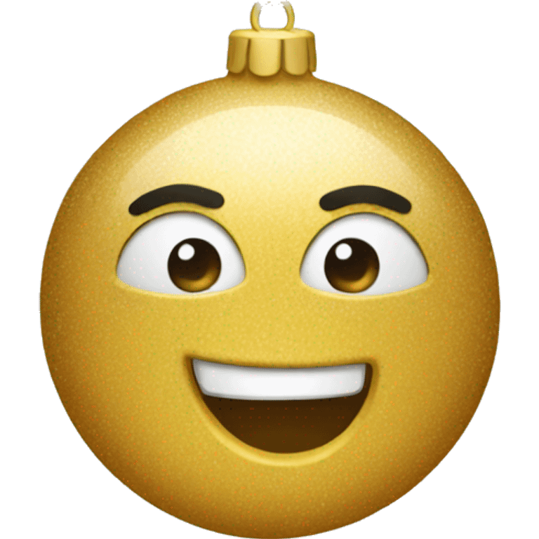 Christmas tree decoration emoji