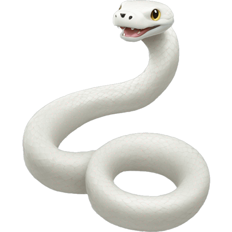 White snake  emoji