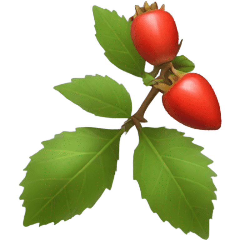 rosehip emoji