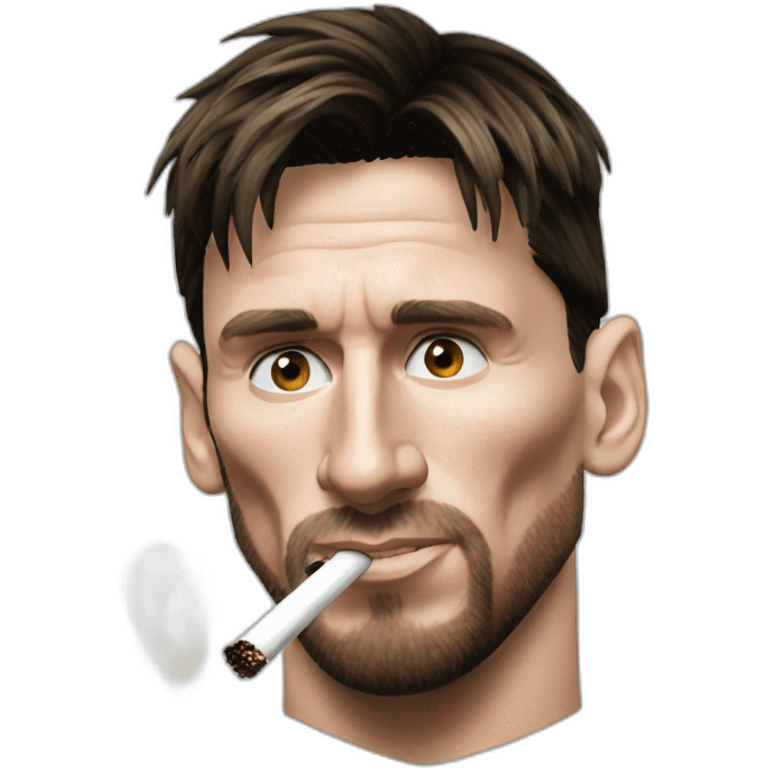 Lionel messi smoking emoji