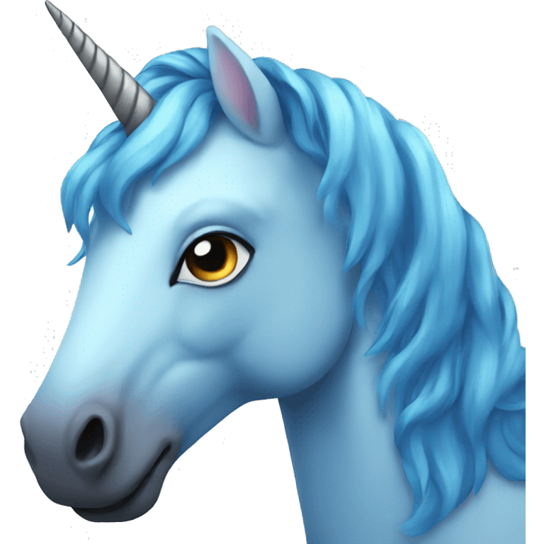 Blue Unicorn emoji