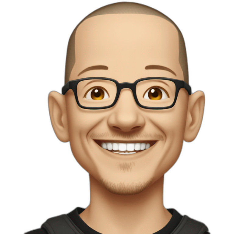 Chester Bennington smile emoji