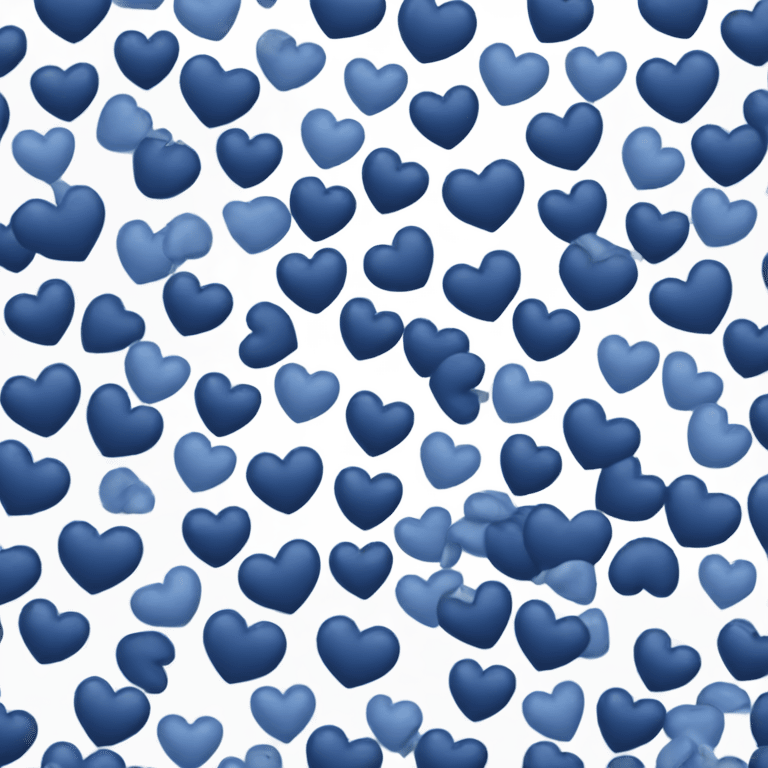 navy blue heart emoji