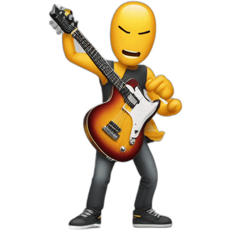 tendon-man-play-the-guiter emoji