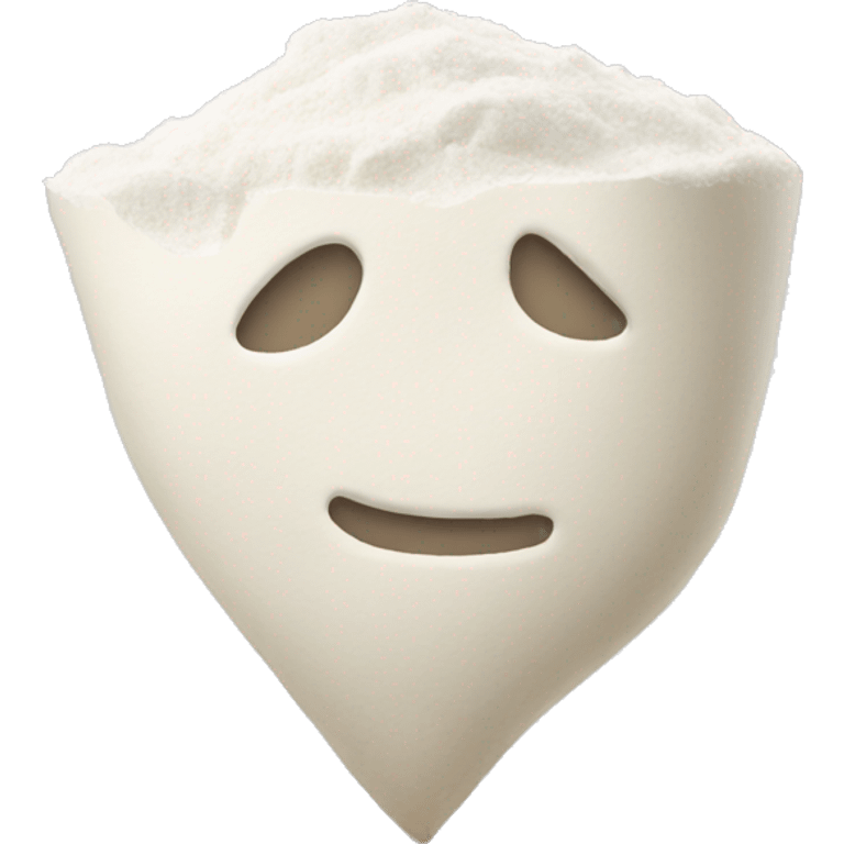 White flour  emoji