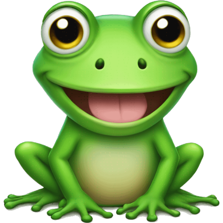 happy frog emoji