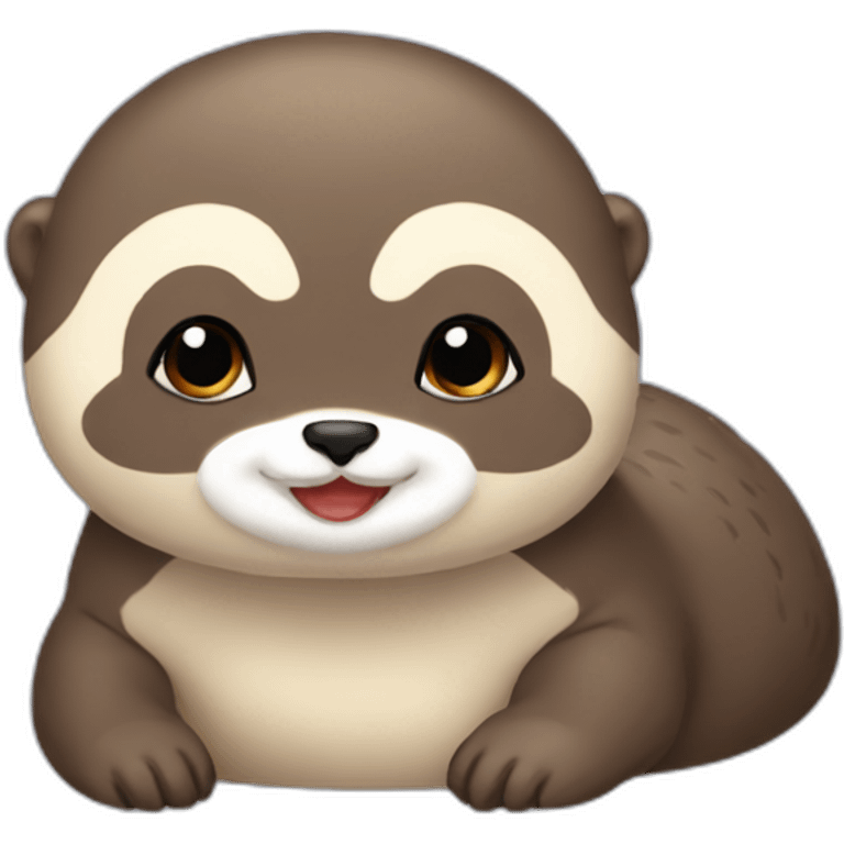 Bébé loutre emoji