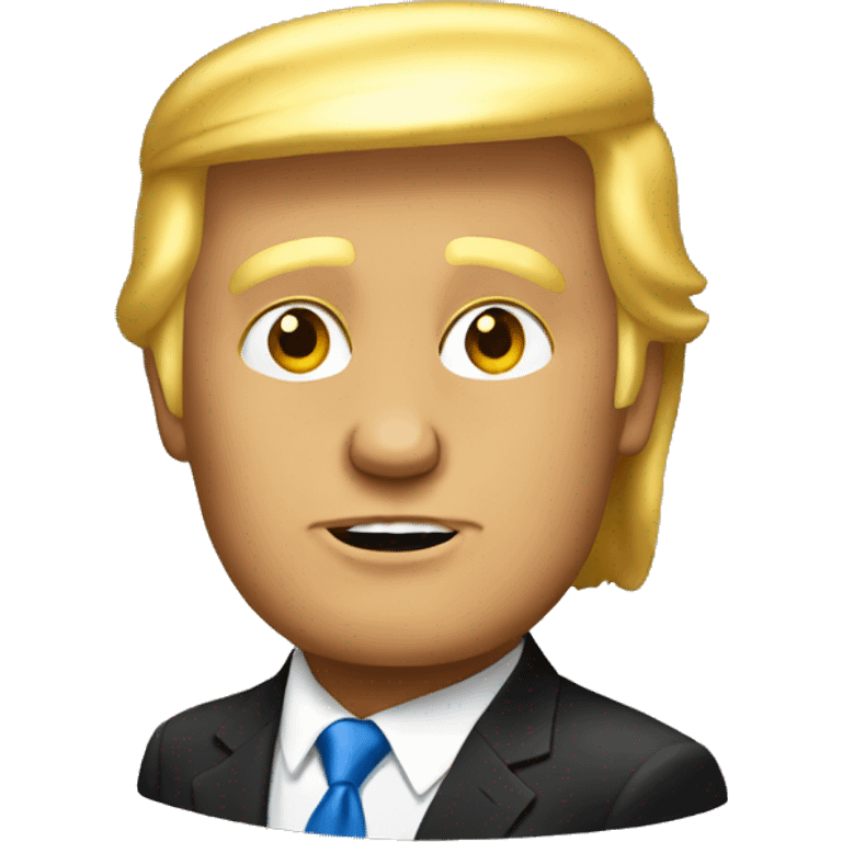 Golden Trump emoji