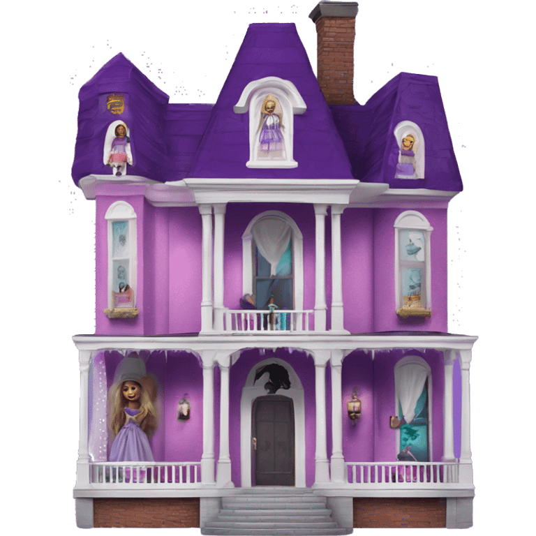 Barbie’s 9 story tall haunted dream mansion  emoji