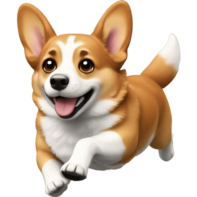 corgi running emoji