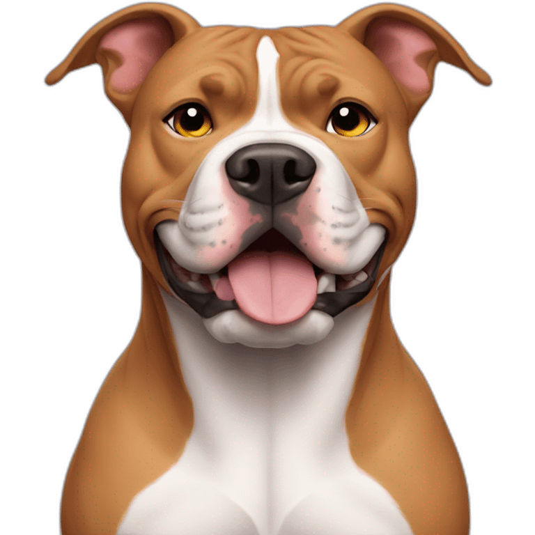 super muscular pitbull emoji