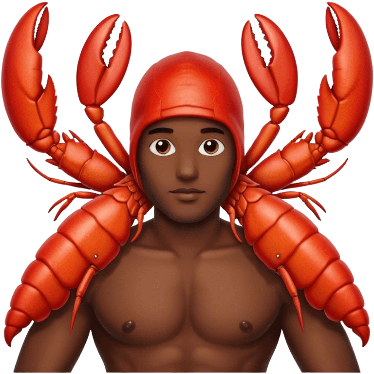 Chinese lobster wings as man emoji