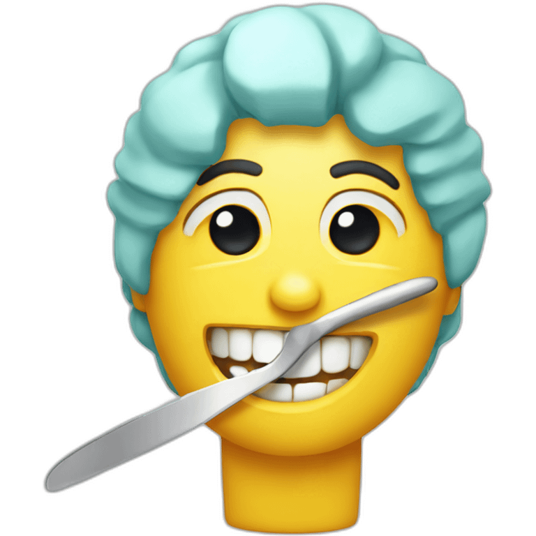 surgery with a butter knife emoji