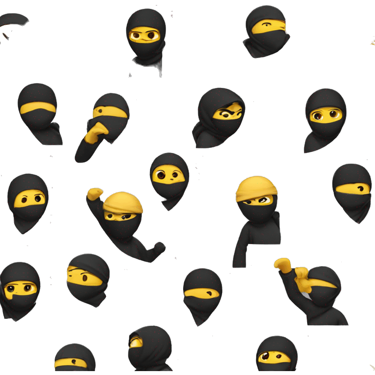 Ninja saluting emoji