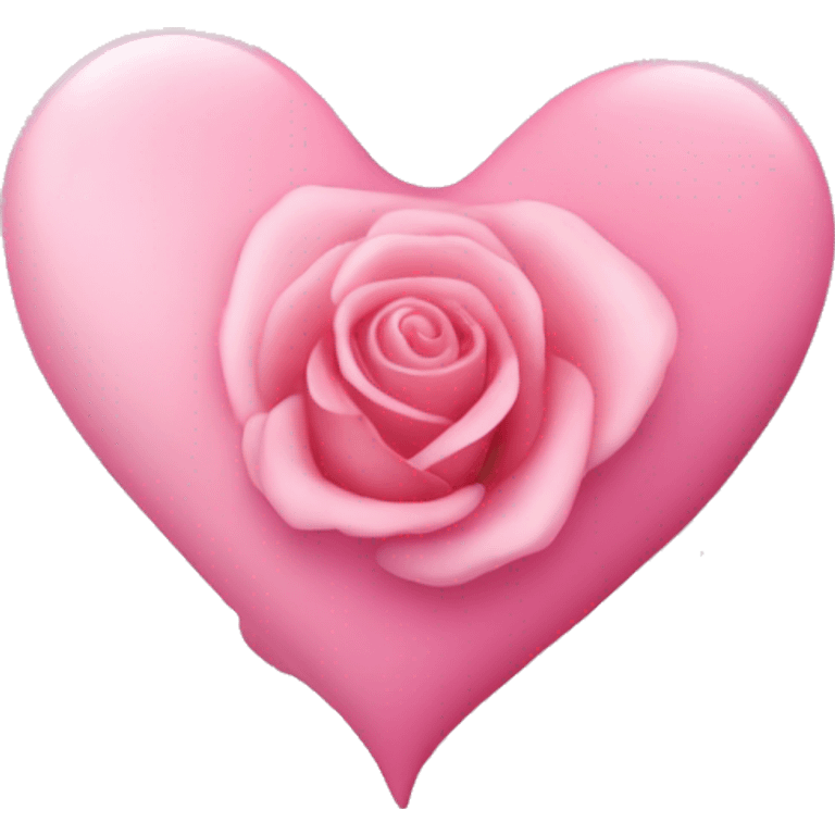 Corazón rosa claro  emoji