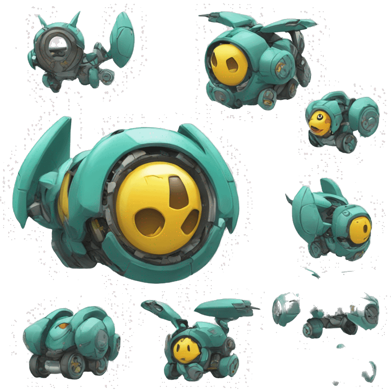 Mechanical Pokémon-Digimon-dragon-Medabot-Mecha emoji