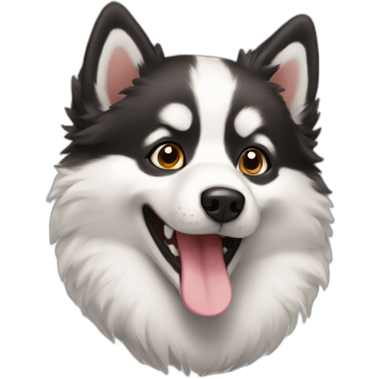 happy pomsky emoji