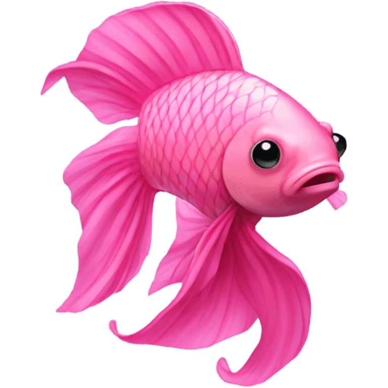 pink beta fish emoji