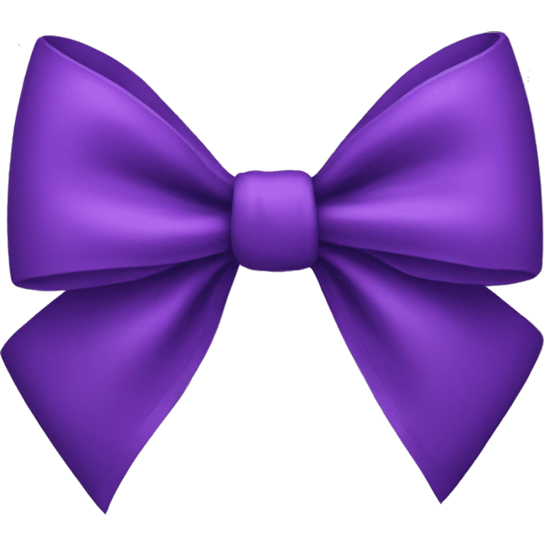 purple bow emoji